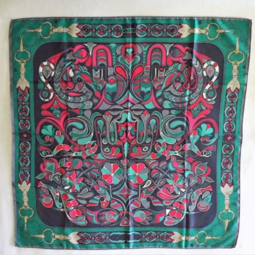 Hermes d'Origny Folklore Design Vitg Chic Scarf